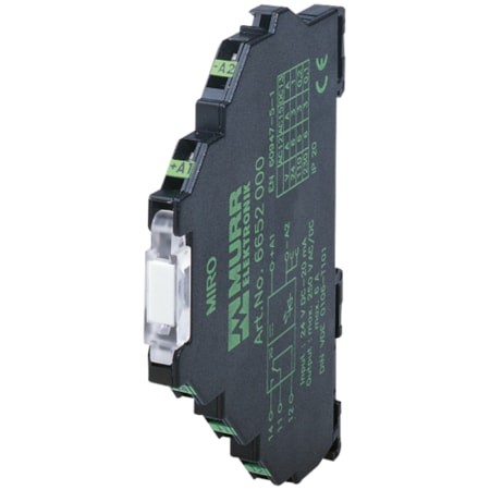 Murrelektronik MIRO 6.2 24VDC-1U OUTPUT RELAY, IN: 24 VDC - OUT: 250 VAC/DC 6 A, 1 C/O 6652000